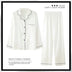 Women's Spring And Autumn Thin Long Sleeve Silk Homewear Two-piece Set
