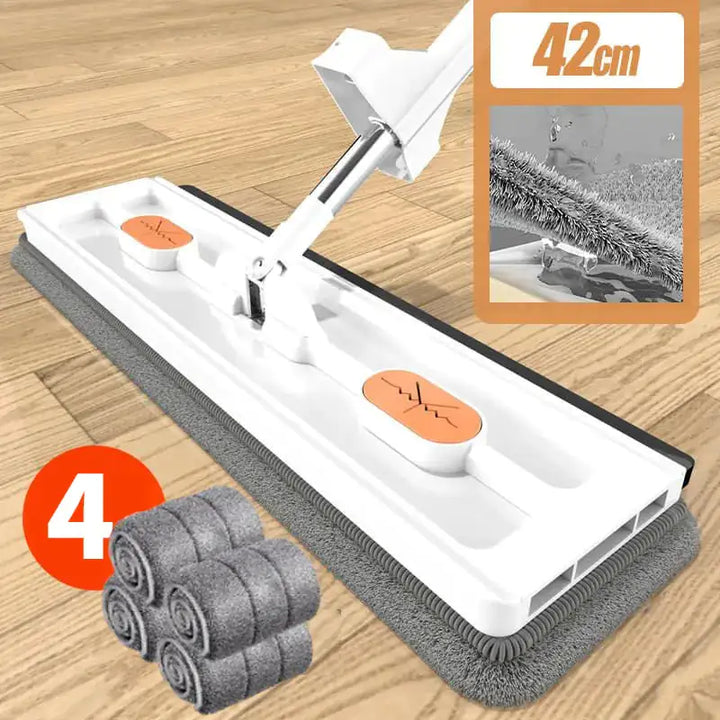 Microfiber Mop With Dewatering Scraper