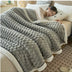 Winter Coral Flannel Thermal Blanket