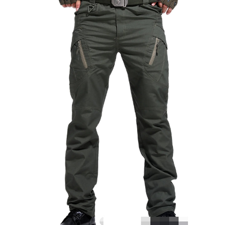 New Mens Tactical Pants Multiple Pocket Elasticity Military