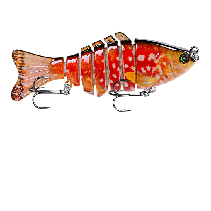 Artificial Minnow Multi-section Wobbler Fishing Bait