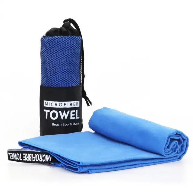 Quick-Drying Microfiber Towel With Mesh Bag