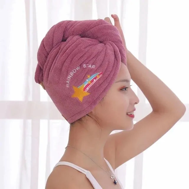 Microfiber Shower Cap Towel