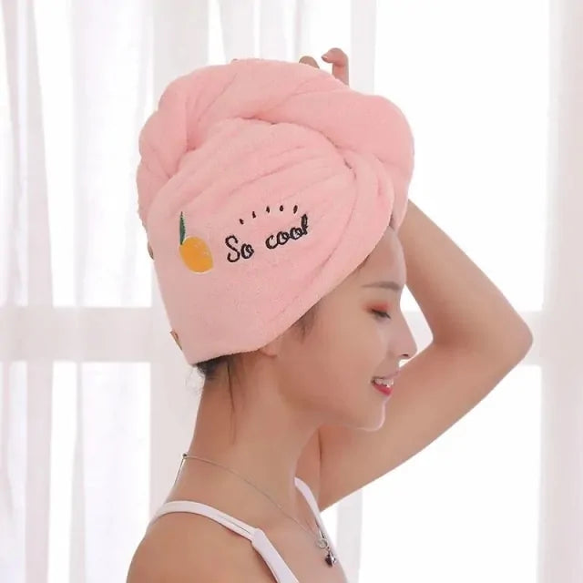 Microfiber Shower Cap Towel