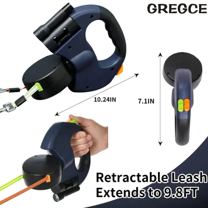 Dual Retractable Dog Leash