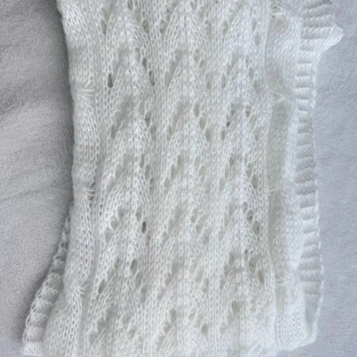 Knitted Double Sleeve Shawl