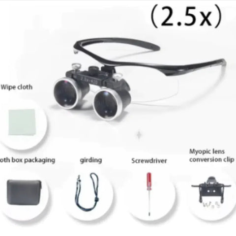 35X Magnifying Glasses for Dental & Surgical Use