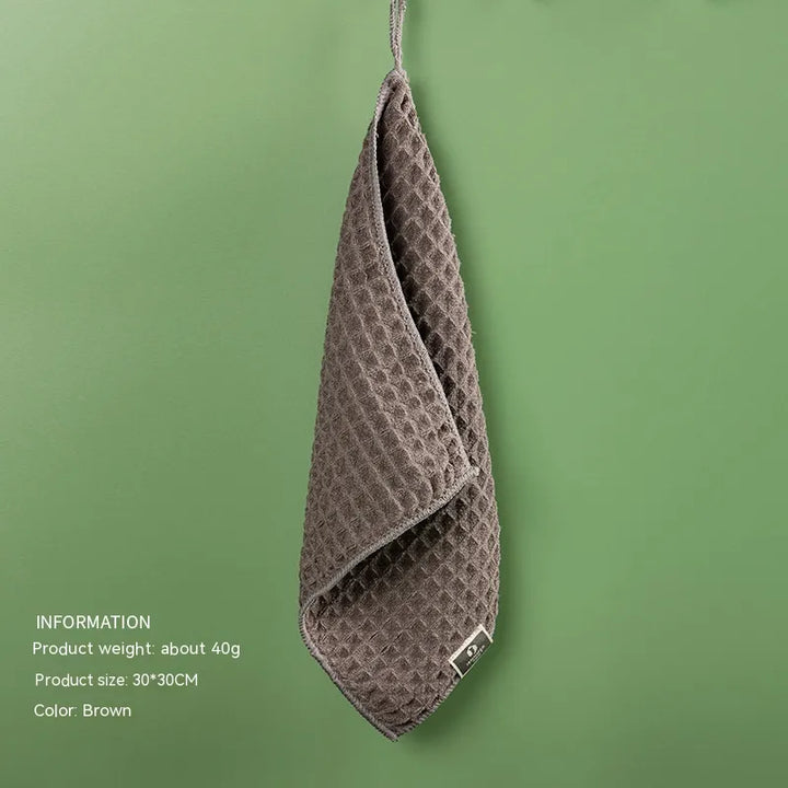 Microfiber Skin-friendly Non-lint Waffle Microfiber Towel