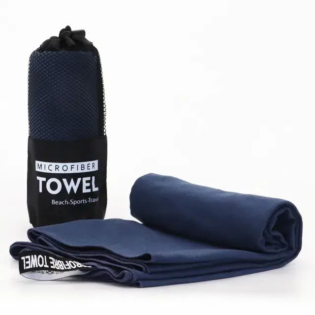 Quick-Drying Microfiber Towel With Mesh Bag