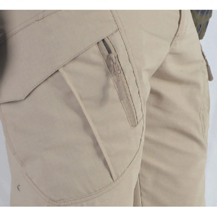 New Mens Tactical Pants Multiple Pocket Elasticity Military