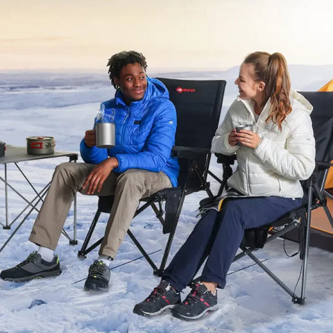 Antarctica Gear Heated Camping Chair with 12V Battery & 5 Pockets
