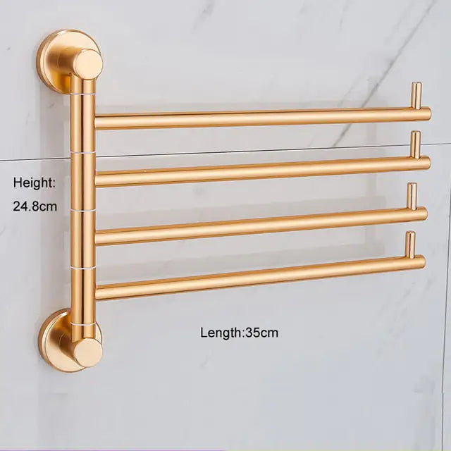 Punch-Free Towel Rack