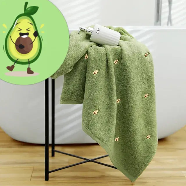 Cotton Avocado Towel Set