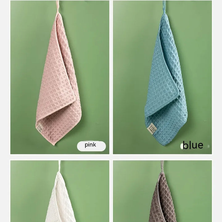 Microfiber Skin-friendly Non-lint Waffle Microfiber Towel