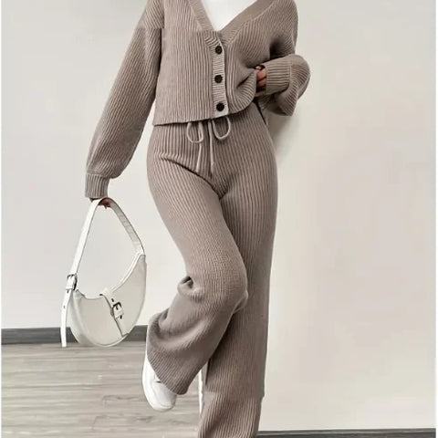 ChicKnit Women's Sweater Set