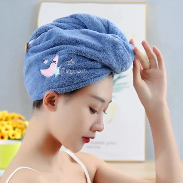 Microfiber Shower Cap Towel