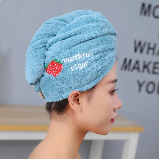 Microfiber Shower Cap Towel