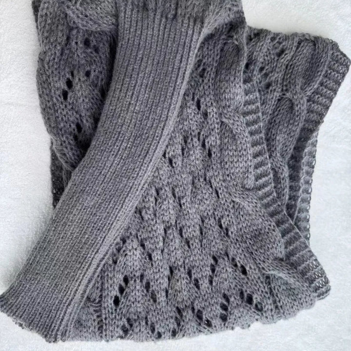 Knitted Double Sleeve Shawl