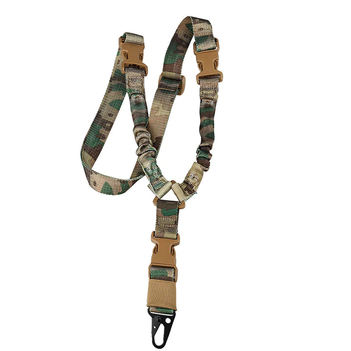 Heavy Duty Tactical Single Point Gun Rifle Sling Adjust & Quick Detach QD Buckle