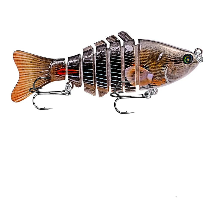 Artificial Minnow Multi-section Wobbler Fishing Bait